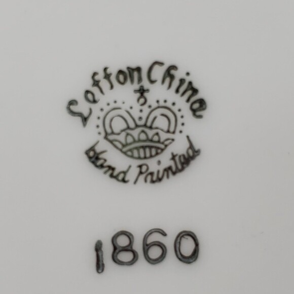 Lefton Candy / Nut Dish Green Heritage Pink Roses Vintage - Picture 7 of 7